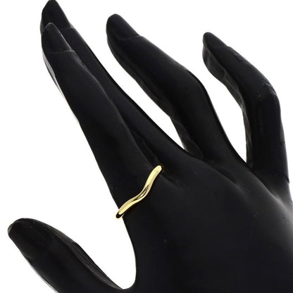 Tiffany & Co T Cube Band Ring 18K Yellow Gold