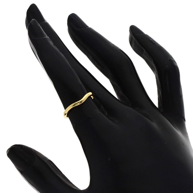Tiffany & Co Curved Band Ring 18K Yellow Gold
