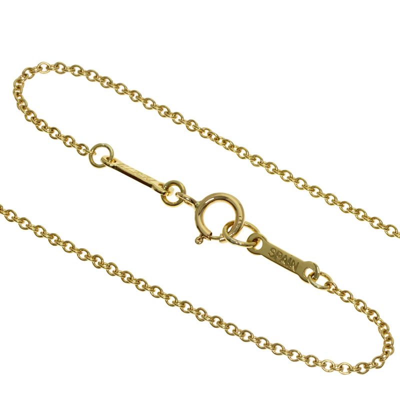 Tiffany & Co Double Teardrop Necklace 18K Yellow Gold
