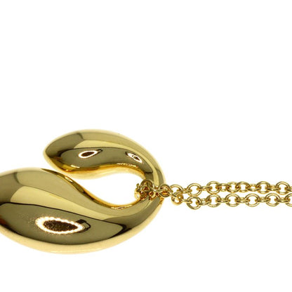 Tiffany & Co Double Teardrop Necklace 18K Yellow Gold