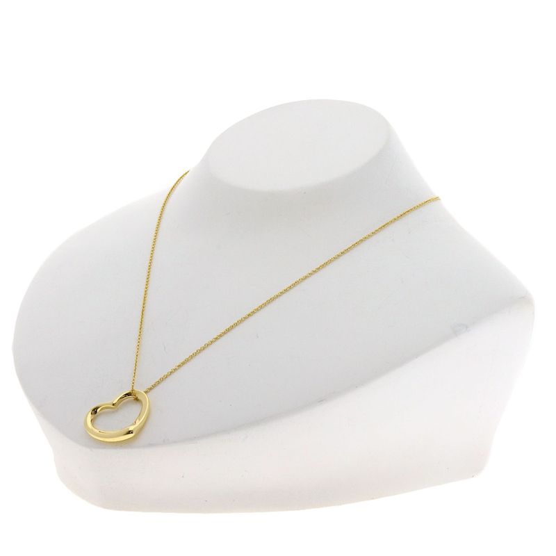 Tiffany & Co Open Heart Necklace 18K Yellow Gold