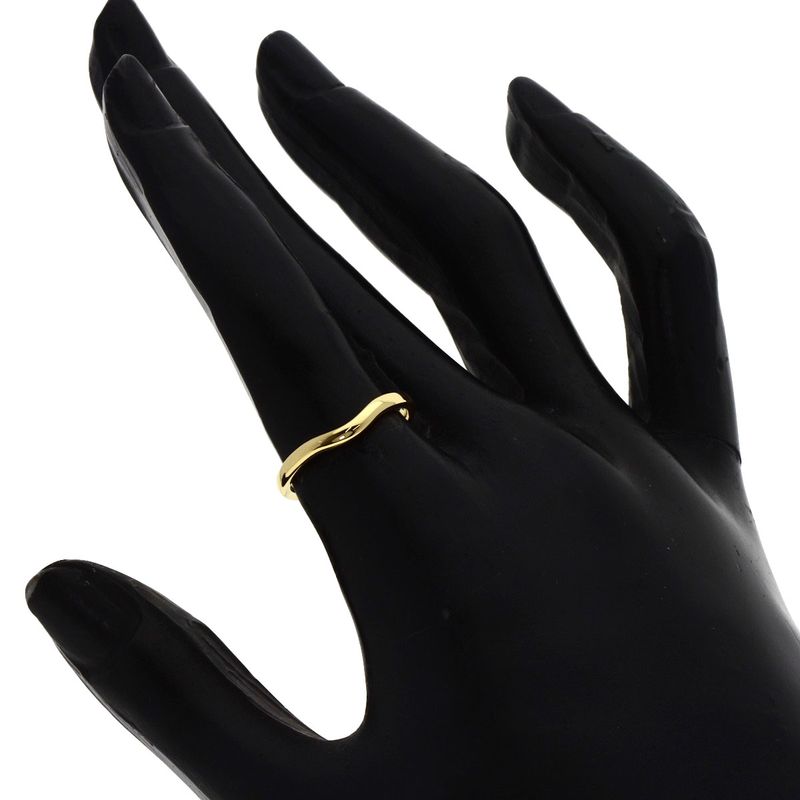Tiffany & Co T Cube Band Ring 18K Yellow Gold