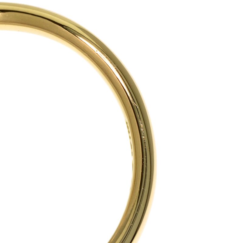 Tiffany & Co T Cube Band Ring 18K Yellow Gold