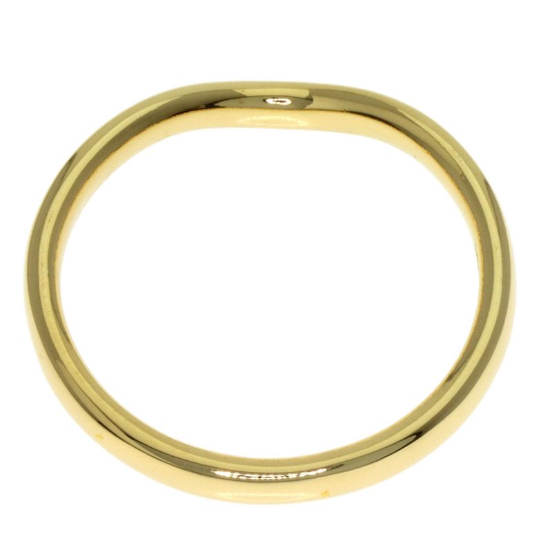 Tiffany & Co T Cube Band Ring 18K Yellow Gold