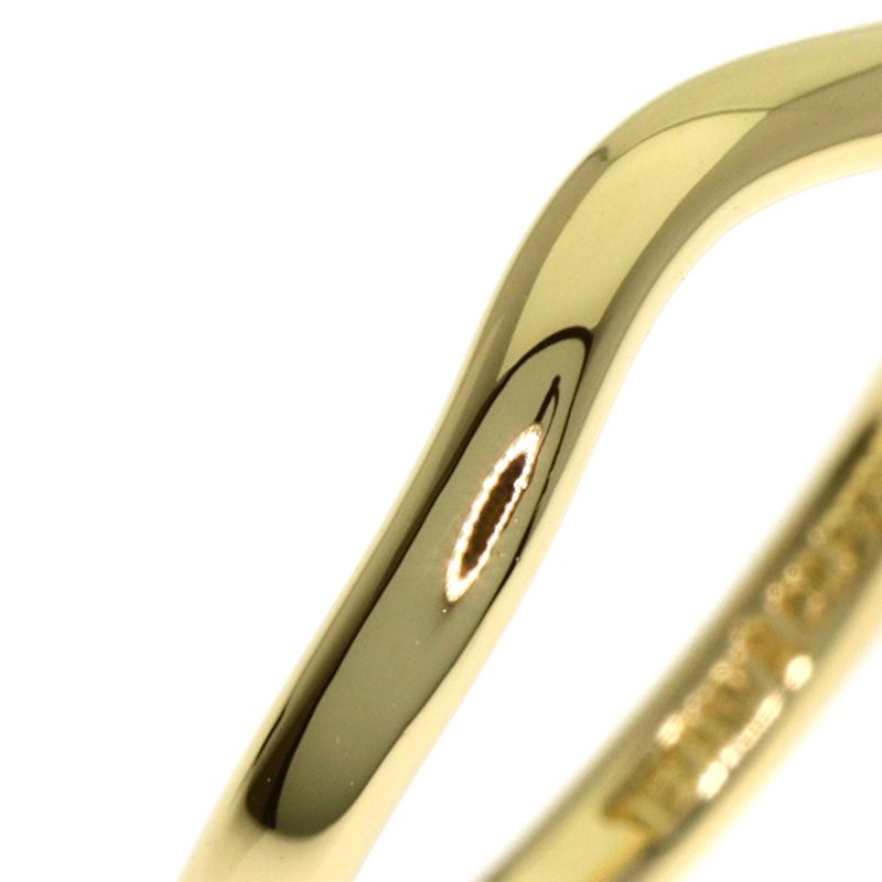 Tiffany & Co T Cube Band Ring 18K Yellow Gold