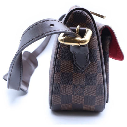 Louis Vuitton Damier Ravello GM Shoulder Bag Brown Leather