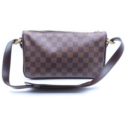 Louis Vuitton Damier Ravello GM Shoulder Bag Brown Leather