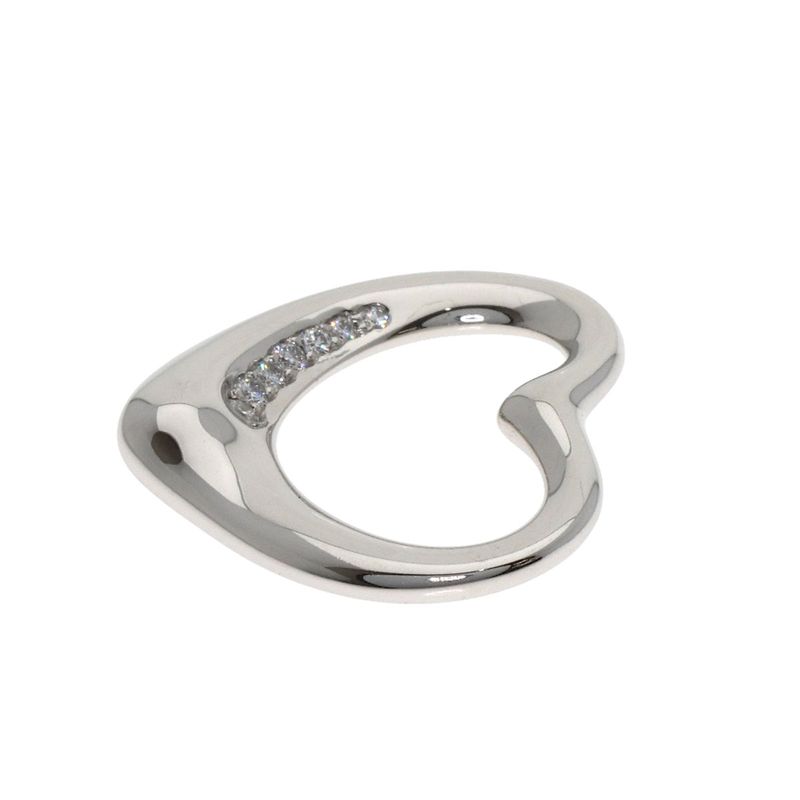 Tiffany & Co Open Heart Diamond Pendant Top