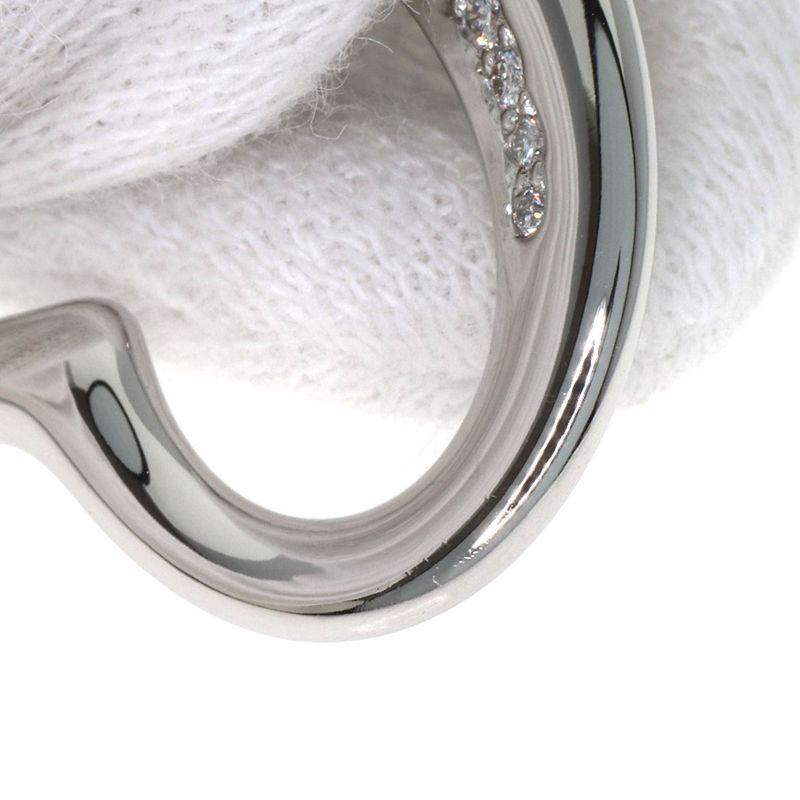 Tiffany & Co Open Heart Diamond Pendant Top