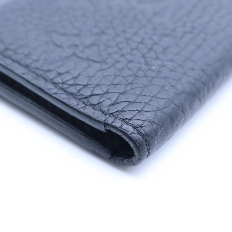Louis Vuitton Organizer de Poche Monogram Taurillon Card Case Black