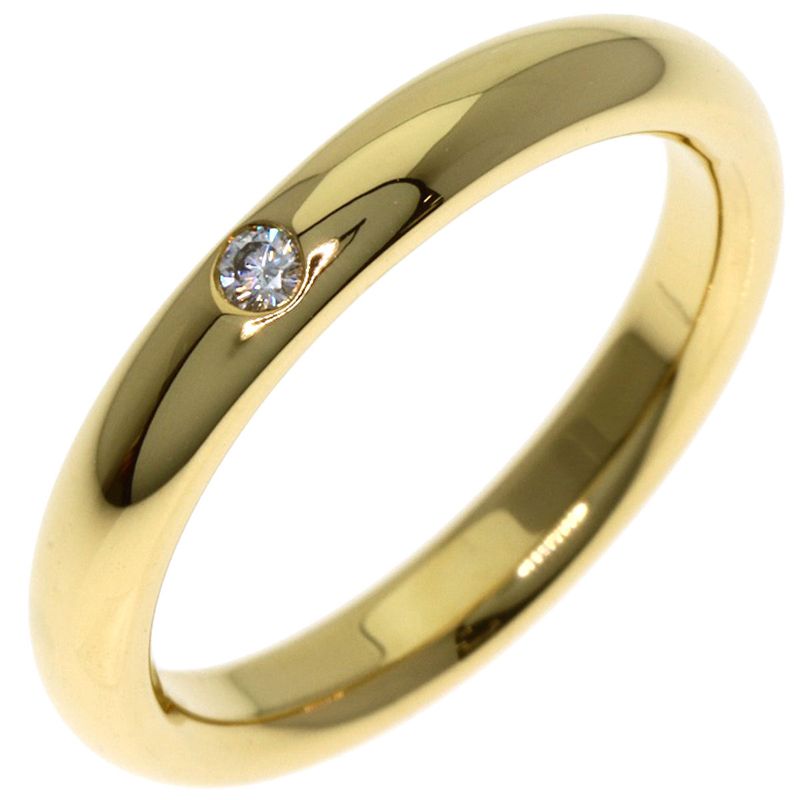 Tiffany & Co Wedding Diamond Ring 18K Yellow Gold