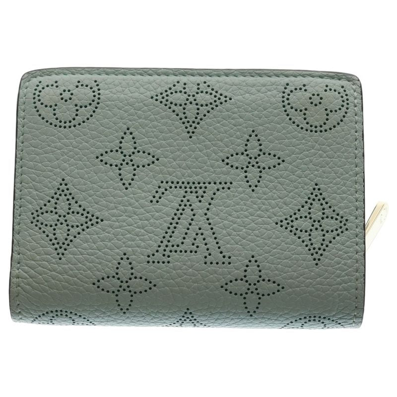 Louis Vuitton Mahina Portefeuille Bifold Wallet Compact Light Blue