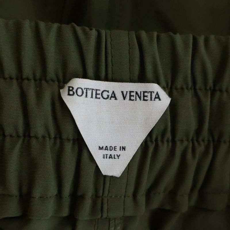 Bottega Veneta Tech Cotton Faille Long Pants Easy