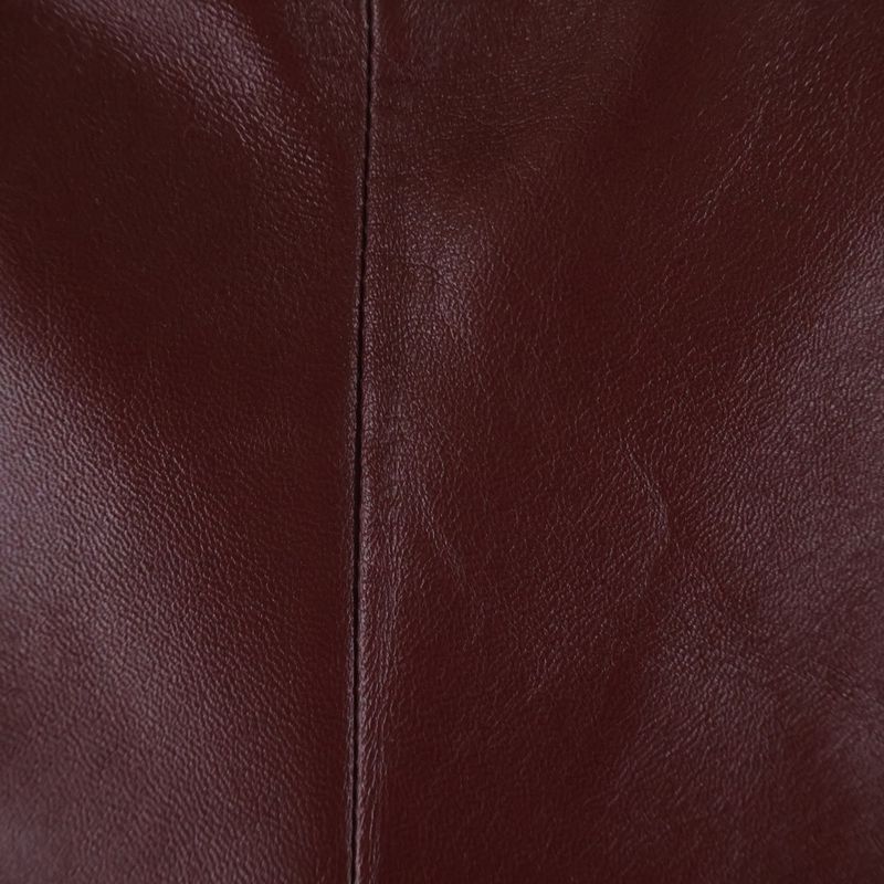 Gucci Horsebit Leather Shorts Red 38 Wine