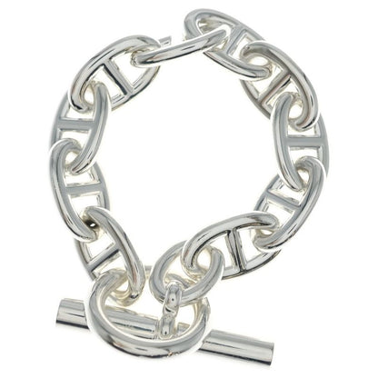Hermes Chaine D'ancre TGM 10 Pieces Chain Bracelet Silver
