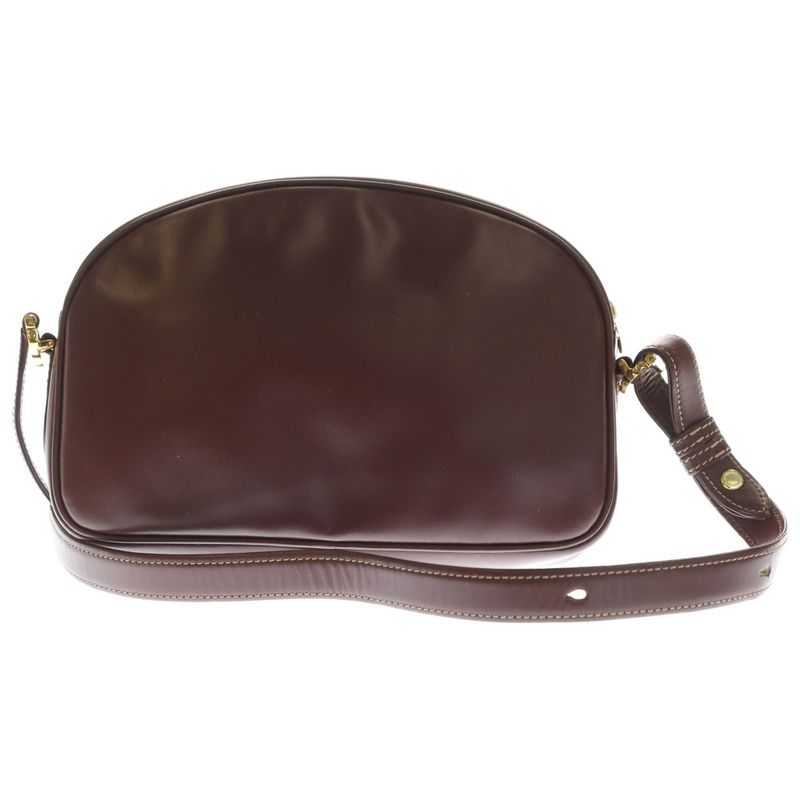 Cartier Must de Cartier Mini Shoulder Bag Gold Red Leather Bordeaux