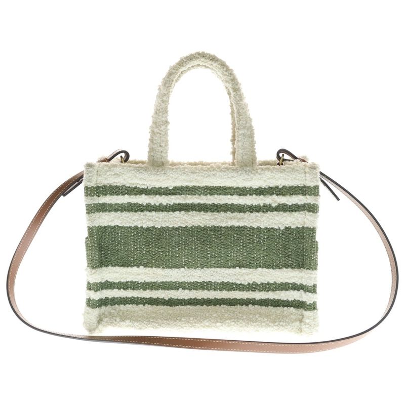 Celine Triomphe Small Ruka Thais 2-Way Shoulder Bag Ivory Green