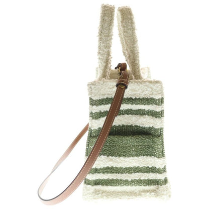 Celine Triomphe Small Ruka Thais 2-Way Shoulder Bag Ivory Green
