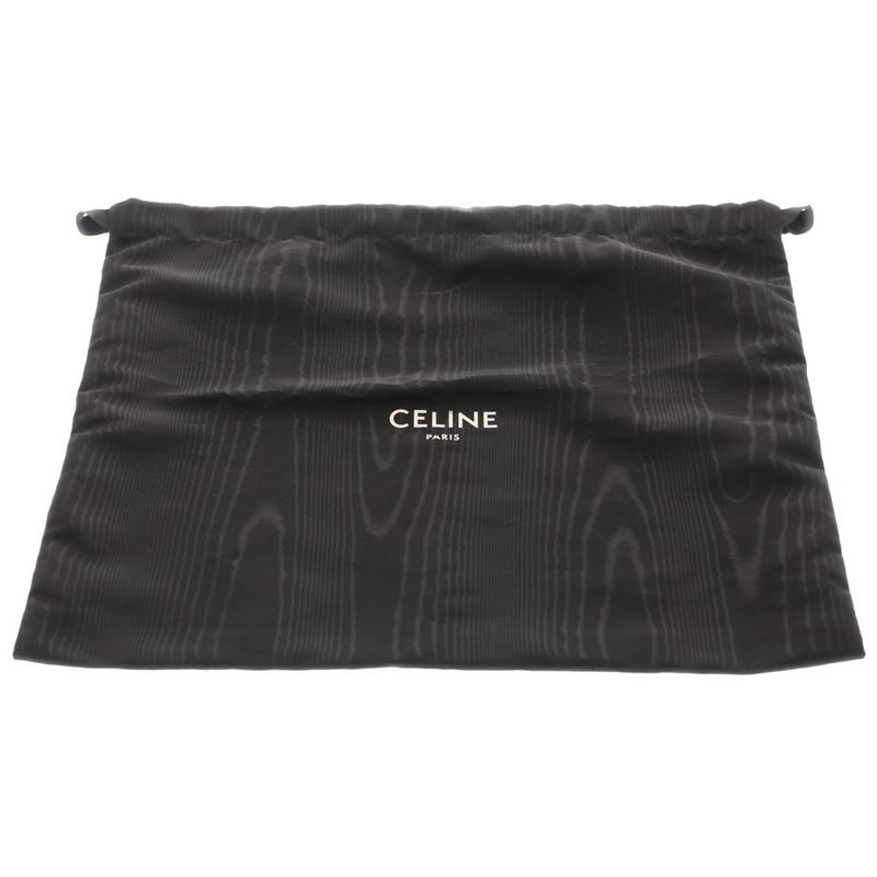 Celine Triomphe Small Ruka Thais 2-Way Shoulder Bag Ivory Green