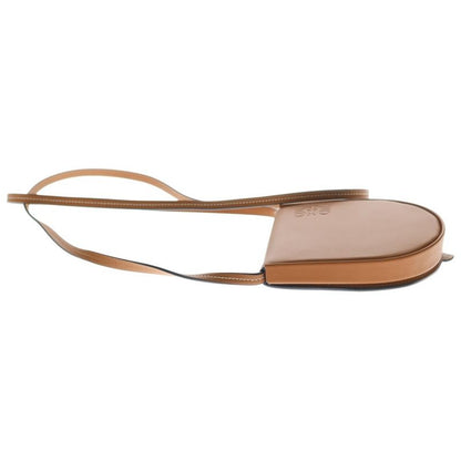 Loewe Heel Pouch Small Soft Calf Leather Shoulder Bag Tan Brown