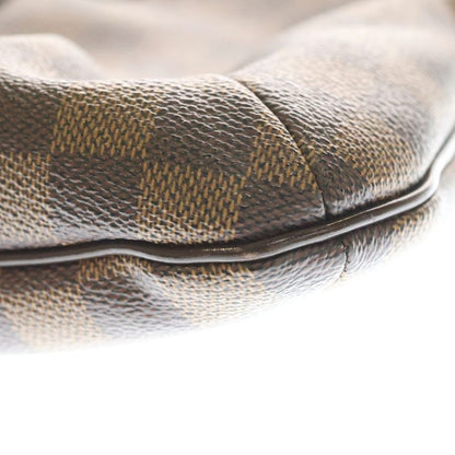 Louis Vuitton Damier Blue Msbury PM Shoulder Bag Brown Leather Gold
