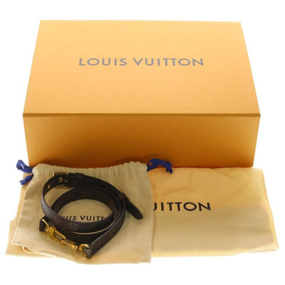 Louis Vuitton Sac Plat BB Monogram Leather 2-Way Shoulder Bag Gold