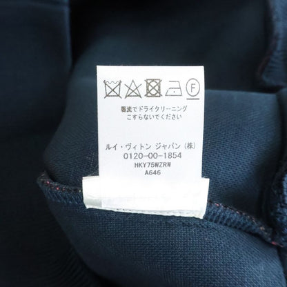 Louis Vuitton Monogram Jacquard Plaid Pullover Sweatshirt Navy Pink Sweater Navypink