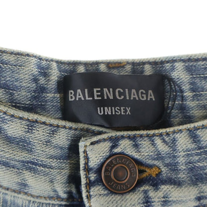 Balenciaga Y2K Stretched Knee Baggy Jena Pants Indigo