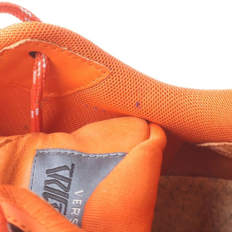 Versace Trigreca Sneaker Volume Sole Low Cut Sneakers Orange