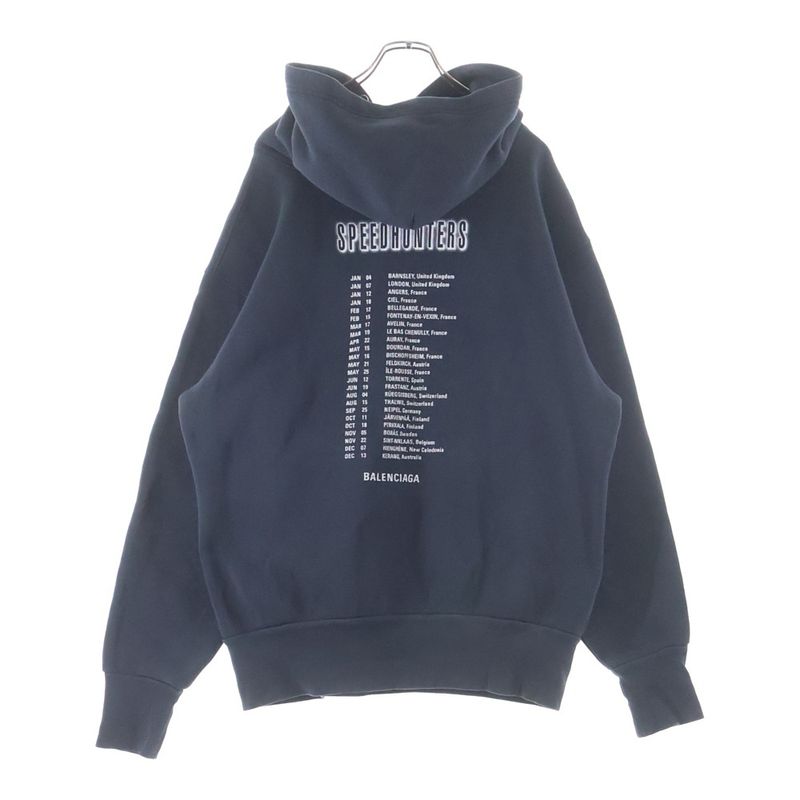Balenciaga Speed Hunters Sweatshirt Pullover Hoodie Black Sweater
