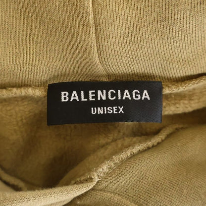 Balenciaga Wfp World Food Programme Logo Cotton Hoodie Beige