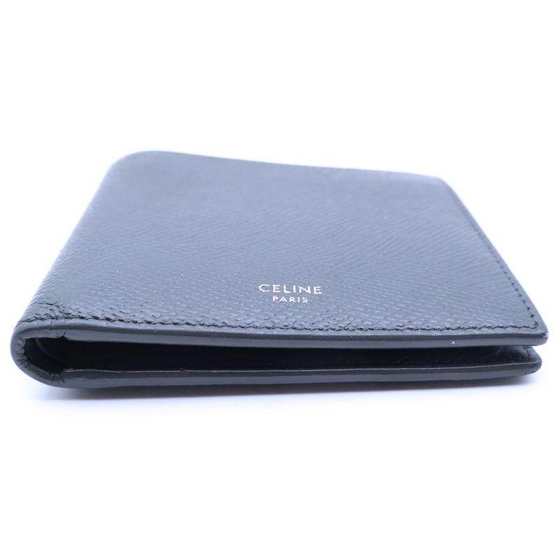 Celine Bifold Compact Wallet Gray