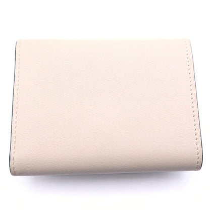 Loewe Anagram Perforated Logo Trifold 6 Card Light Wallet Compact