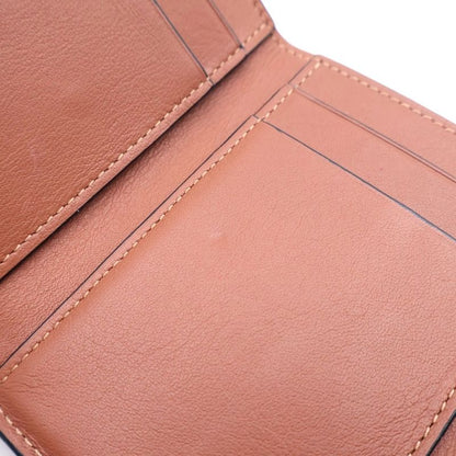 Loewe Anagram Perforated Logo Trifold 6 Card Light Wallet Compact