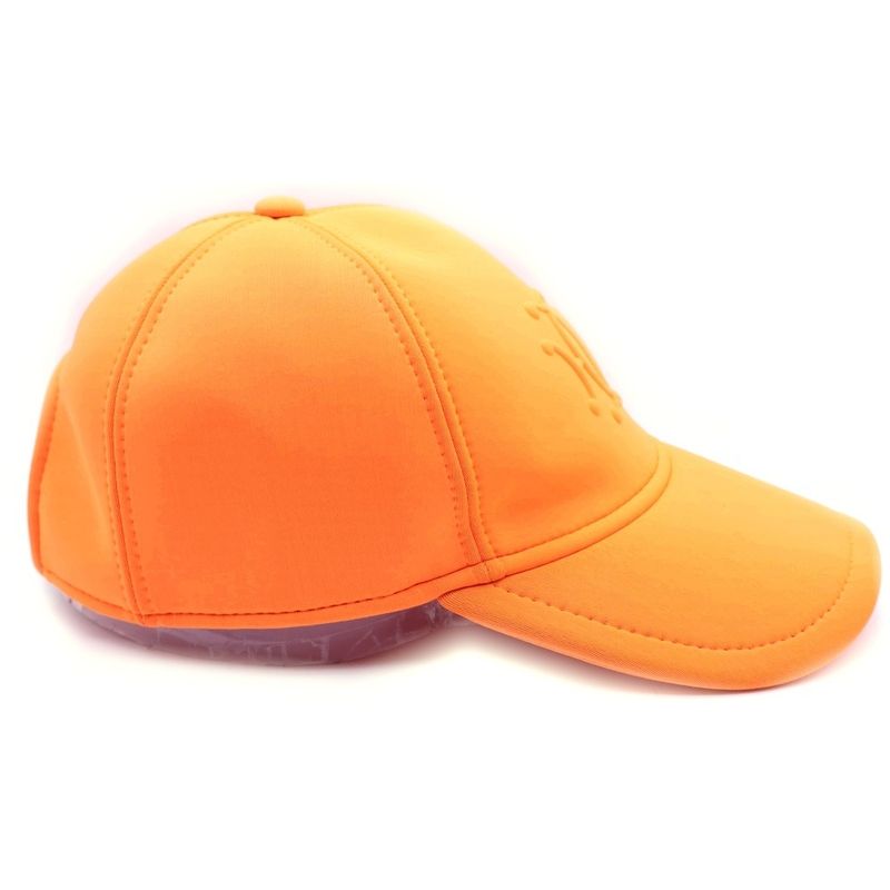 Hermes Cap Neobain Atlantic Logo Embroidery Cap Hat Orange