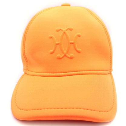 Hermes Cap Neobain Atlantic Logo Embroidery Cap Hat Orange
