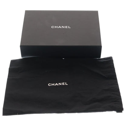 Chanel Quilted 2-Way Chain Shoulder Bag Black Lambskin Gold