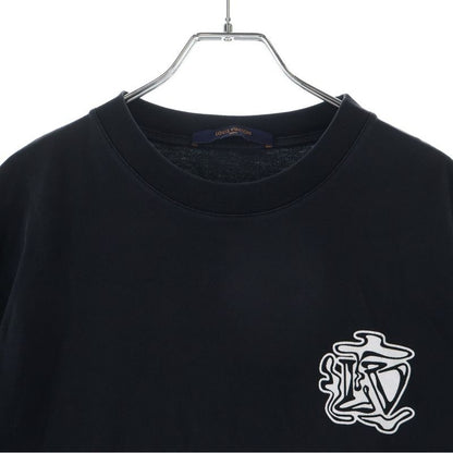 Louis Vuitton Smoke Printed Tee Short Sleeve T-Shirt Black