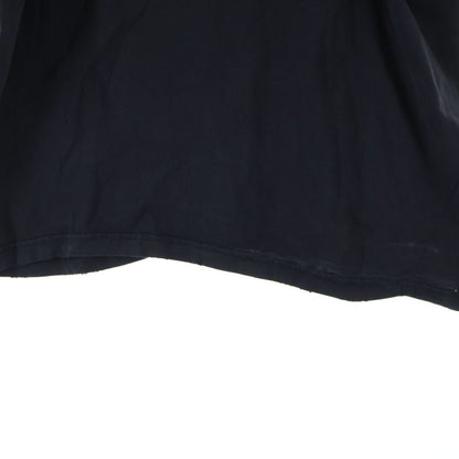 Balenciaga Distressed Logo Embroidery Crew Neck Short Sleeve T-Shirt
