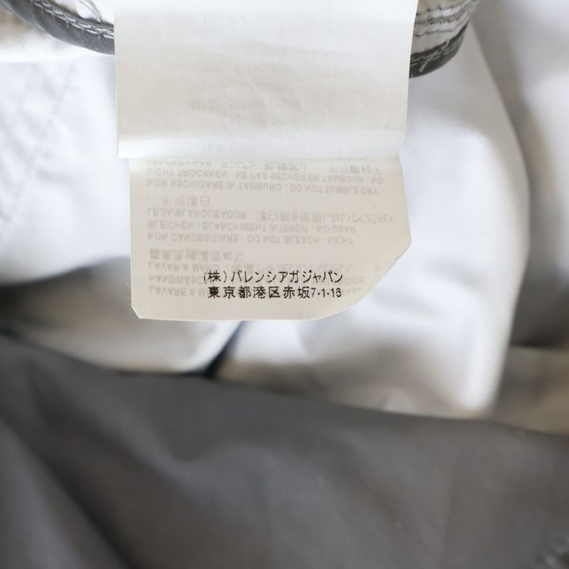 Balenciaga Reflective Opera Rain Coat Long Silver