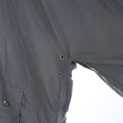 Balenciaga Reflective Opera Rain Coat Long Silver