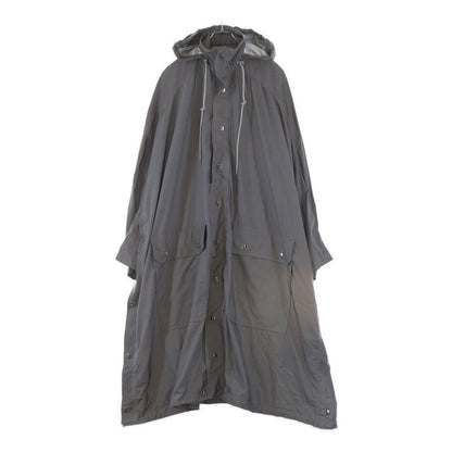 Balenciaga Reflective Opera Rain Coat Long Silver