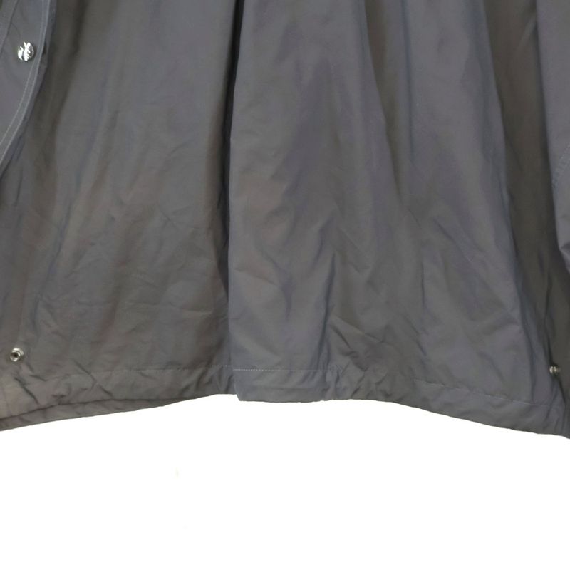 Balenciaga Reflective Opera Rain Coat Long Silver