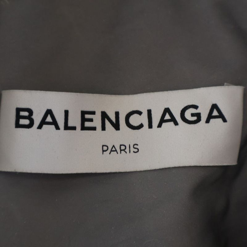 Balenciaga Reflective Opera Rain Coat Long Silver