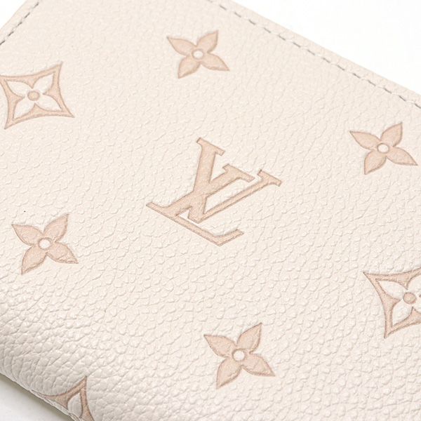 Louis Vuitton Zippy Coin Purse by Color Eden Monogram Empreinte Leather Bicolor-eden
