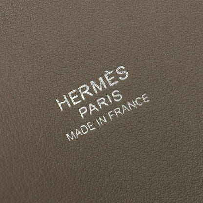 Hermes Bolide 31 Tote Shoulder Bag Taurillon Clemence Etoupe Etoupe Etoupe Gray