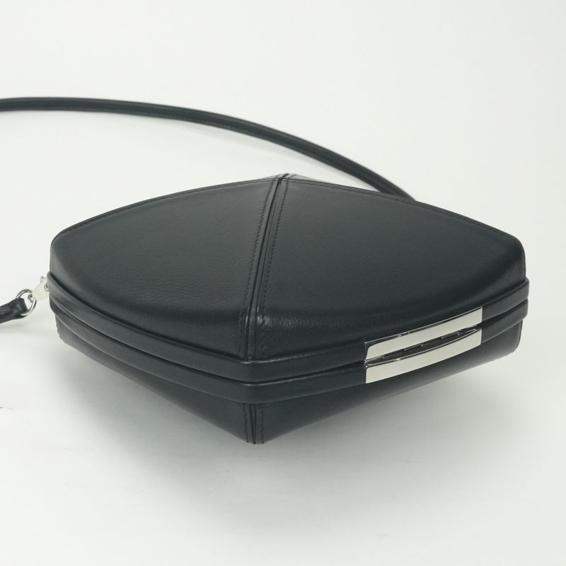 Hermes Clou Medley Shoulder Bag Siamkyra Noir Black