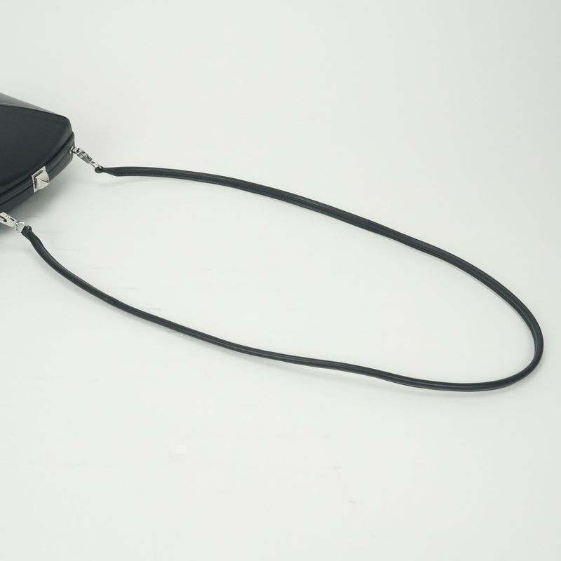 Hermes Clou Medley Shoulder Bag Siamkyra Noir Black