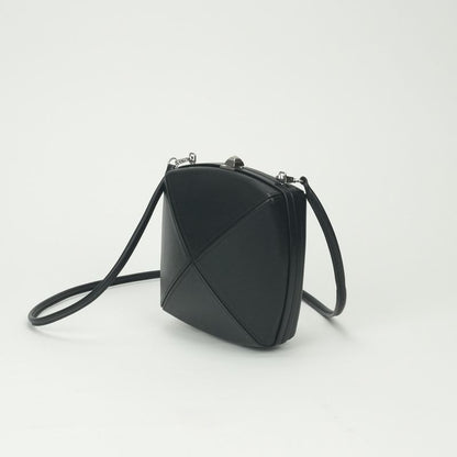Hermes Clou Medley Shoulder Bag Siamkyra Noir Black