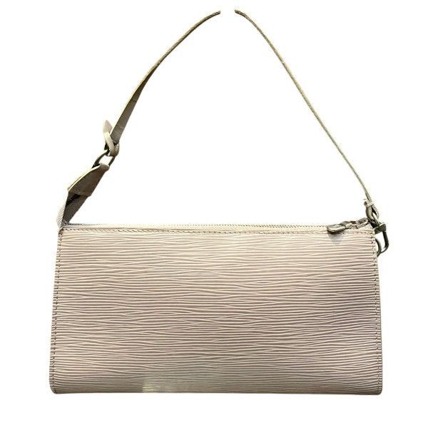 Louis Vuitton Epi Pochette Bag Handbag Lavender
